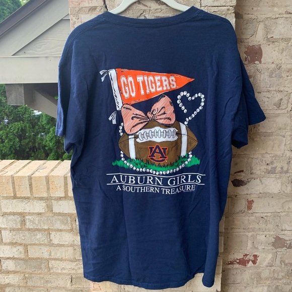 Tops - Auburn Girls a Southern Treasure Tee Shirt NWOT  L